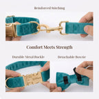 Turquoise Stone Velvet Set
