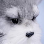 Schnauzer Backpack – Plush Dog Bag for Puppy Lovers & Kids