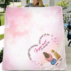 Personalized Memorial Pet Fleece Throw Blanket/Quilt - Memorial Gift Idea for Dog/Cat Owners/Mother's Day - Snuggle This Blanket And Think Of Me