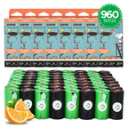 Snoopy® Orange Scented Leash Roll Poop Bags