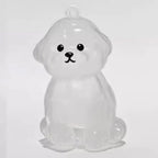 Clear Puppy Hair Memorial Keepsake Capsule | Pet Fur Container DIY Pendant Keychain