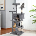 Cat Condo with Sisal-Covered Scratching Posts