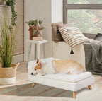 Nordic Pet Stool Bed with Cozy Waterproof Pad
