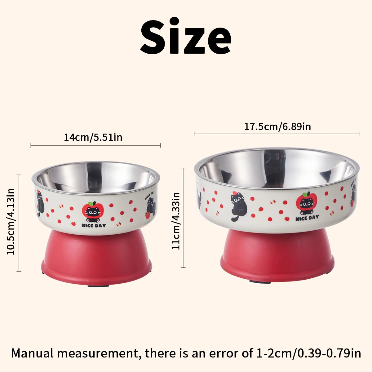 One Piece Pet Stainless Steel Food Bowl