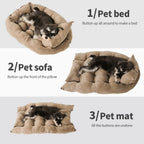 Multifunction Pet Bed Mat 3 IN 1 Sleeping Bed Sofa