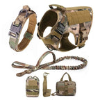 Heavy Duty No Pull Dog Harness and Leash Set – Tactical Training Vest for Medium to Large Dogs