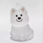 Clear Puppy Hair Memorial Keepsake Capsule | Pet Fur Container DIY Pendant Keychain