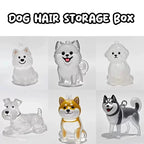 Clear Puppy Hair Memorial Keepsake Capsule | Pet Fur Container DIY Pendant Keychain