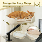 360° Rotatable Cat Bed Stand for Indoor Cats