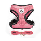 Breathable Mesh Cat Harness and Leash Set | Reflective Soft Vest for Small Cats and Dogs