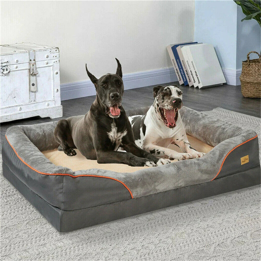 Large Orthopedic Dog Bed with Memory Foam