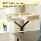 360° Rotatable Cat Bed Stand for Indoor Cats