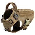 Heavy Duty No Pull Dog Harness and Leash Set – Tactical Training Vest for Medium to Large Dogs