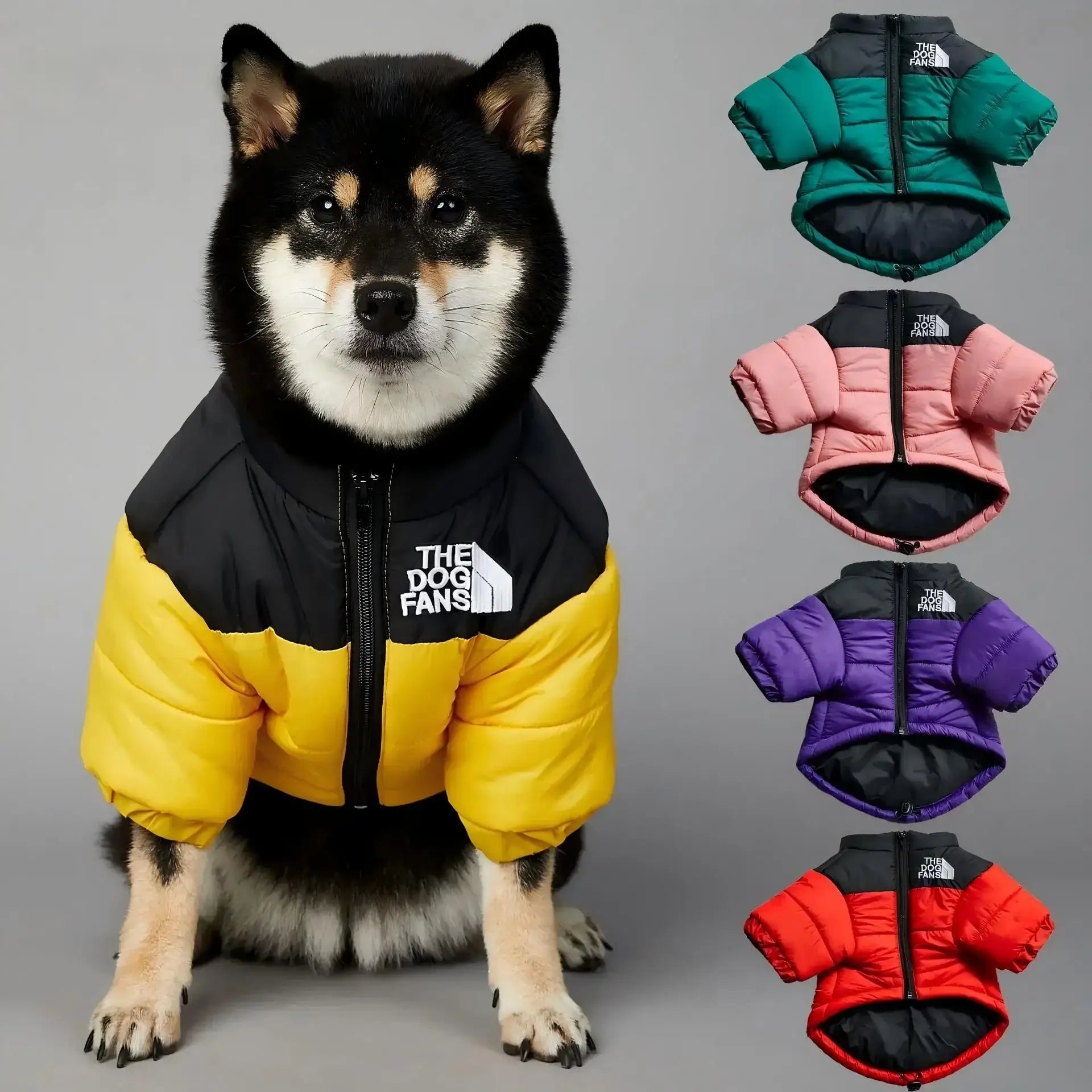 Winter Warm Thick Down Jacket for Small & Medium Dogs