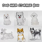 Clear Puppy Hair Memorial Keepsake Capsule | Pet Fur Container DIY Pendant Keychain