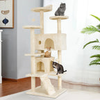Cat Condo with Sisal-Covered Scratching Posts