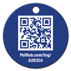 PetHub QR Pet ID Tag – Classic Aluminum