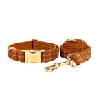 Classic Brown Plaid Set