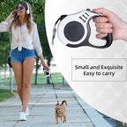 3m And 5m Durable Dog Leash Automatic Retractable Nylon Cat Lead Extension Puppy Walking Running Lead Roulette For Dogs Pet Products