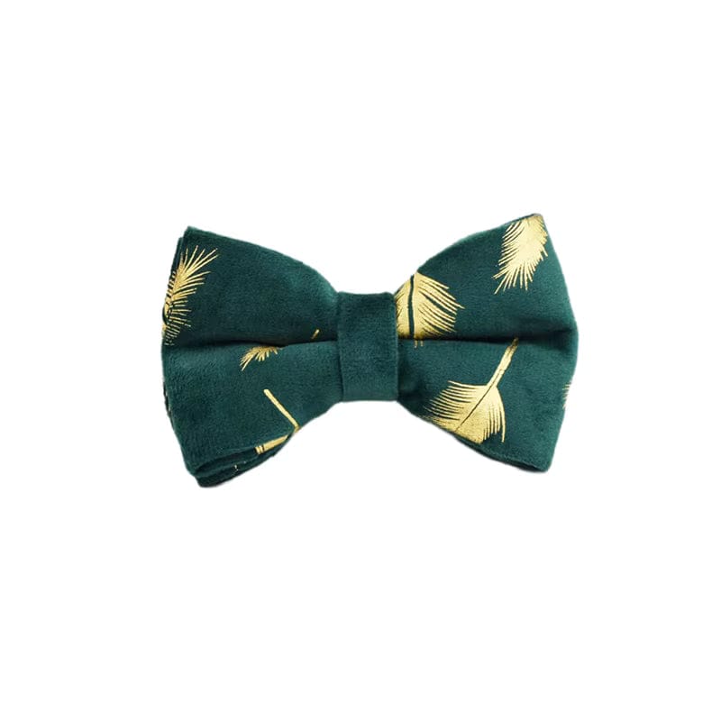 Green Feather Velvet Set
