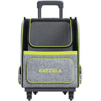 Hybrid Adventurer Pet Backpack with Removable Wheels and Telescopic Handle