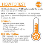 K&H Thermo-Pet Cuddle Cushion Heated Pet Bed – Indoor Heated Sofa-Style Bed for Cats & Small Dogs with Removable Cushion