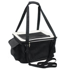 Pet Life ® Lightweight Collapsible Safety Travel Wire Folding Pet Dog Car Seat Carseat Carrier Crate
