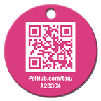 PetHub QR Pet ID Tag – Classic Aluminum