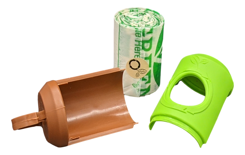 Poop Bag Holder – Dog Poop Bag Holder | Leash Dispenser | Clip-On | Made in USA | beyondGREEN