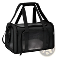 Portable Mesh Pet Carrier Bag with Fleece Lining