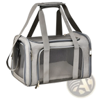 Portable Mesh Pet Carrier Bag with Fleece Lining