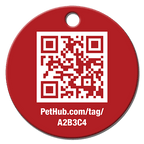PetHub QR Pet ID Tag – Classic Aluminum